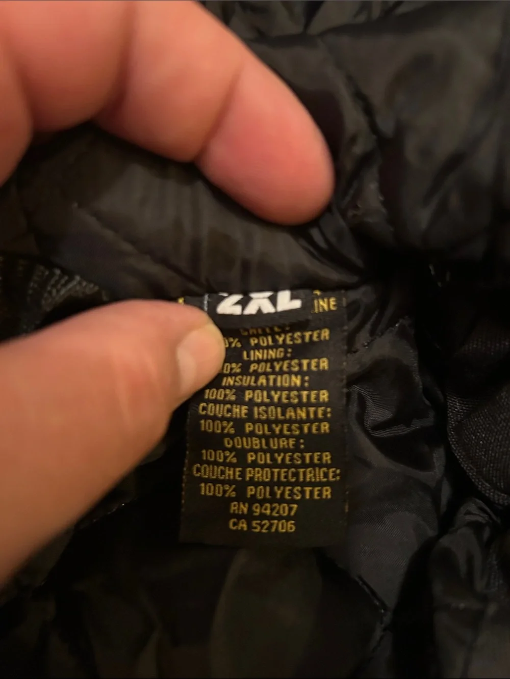 Caterpillar Men's Hooded Puffer Jacket in Black